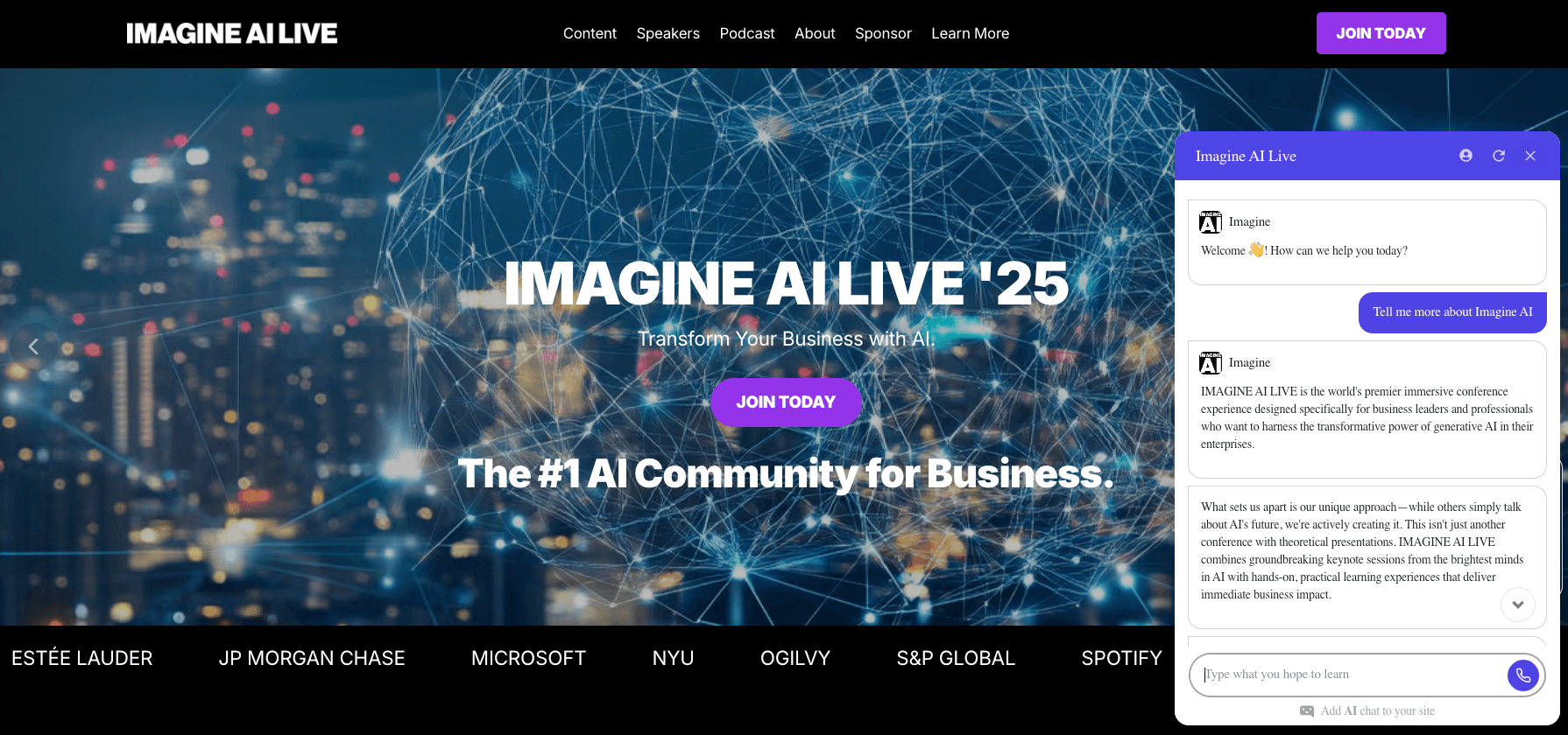ImagineAI LIVE increases registrations by 85% with Expertise AI