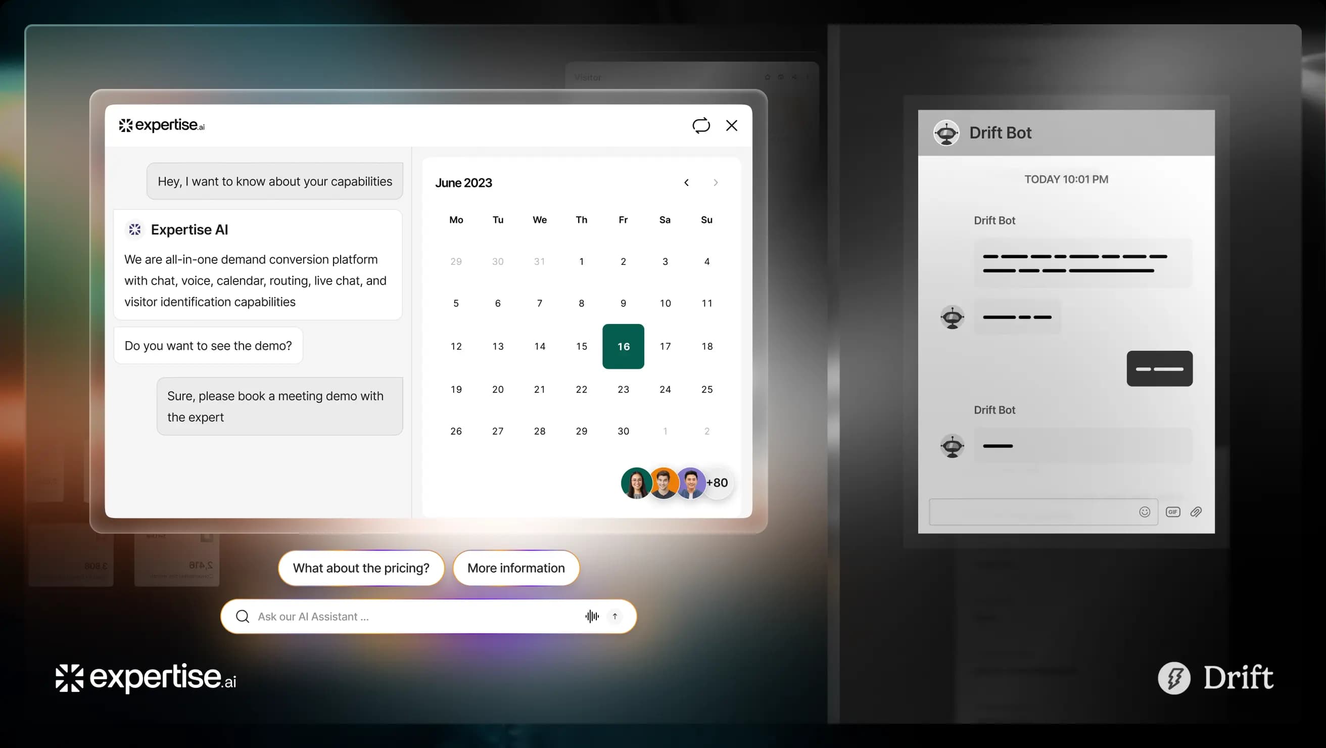 Expertise AI vs Drift Background