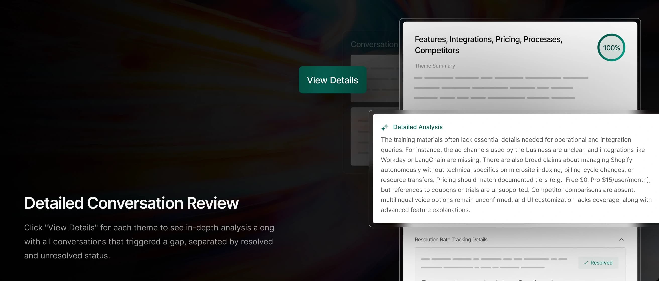 Detailed Conversation Review