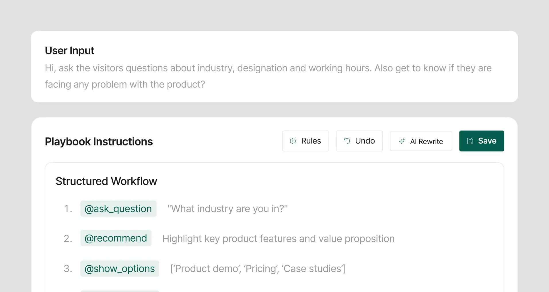 Natural Language Setup & Smart Validation